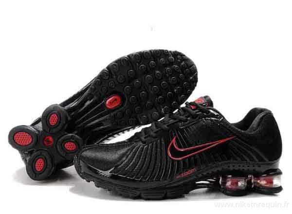 Chaussures Nike Shox R4 625 Noir Rouge